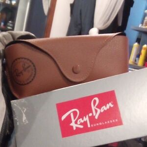 Ray-Ban Brown Leather Bag